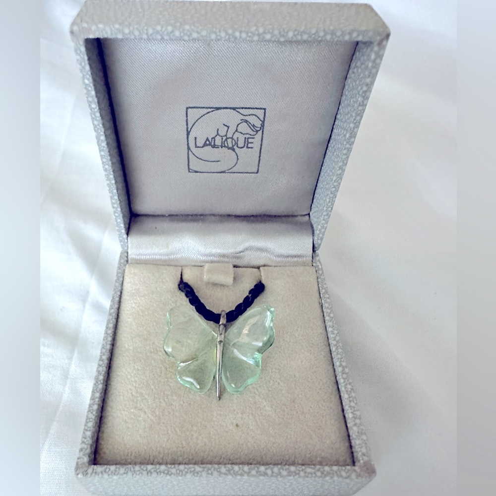 Lalique Papillon Butterfly Necklace